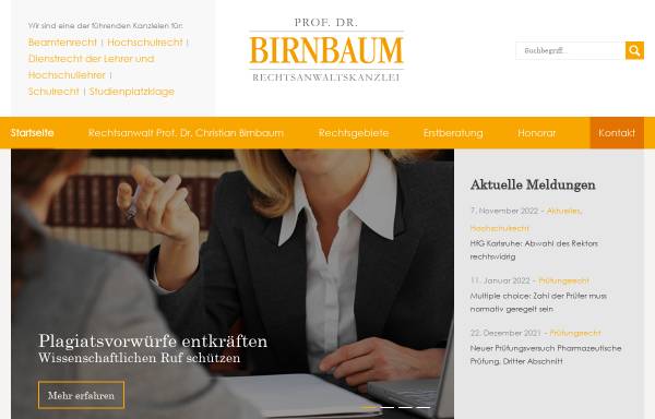 Vorschau von www.birnbaum.de, Birnbaum & Partner Werbegrafik