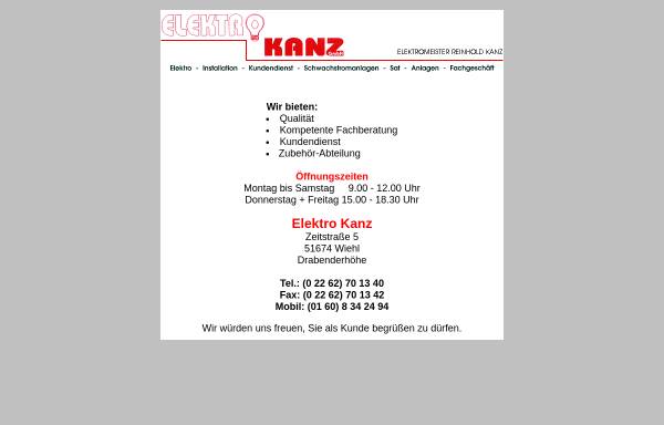 Vorschau von www.drabenderhoehe.de, Elektro Kanz