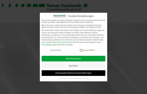 Vorschau von hackbarth-gmbh.de, Rainer Hackbarth GmbH
