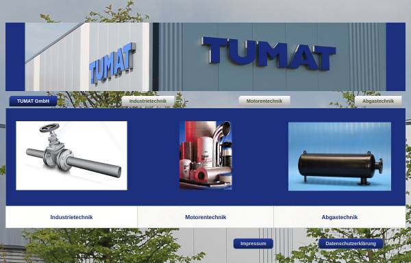 Vorschau von tumat.de, Tumat Industriemotoren-Zubehör