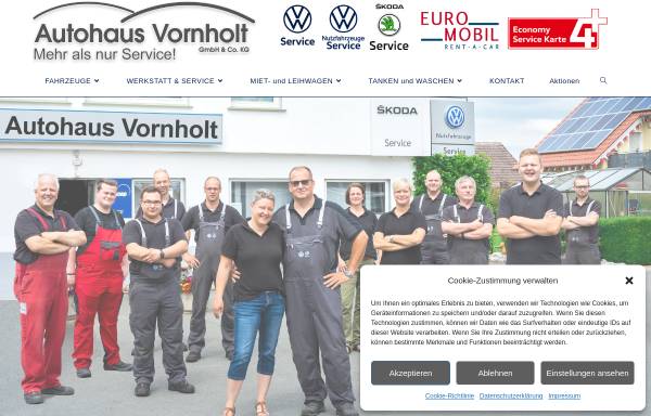 Vorschau von www.vornholt.de, Autohaus Vornholt