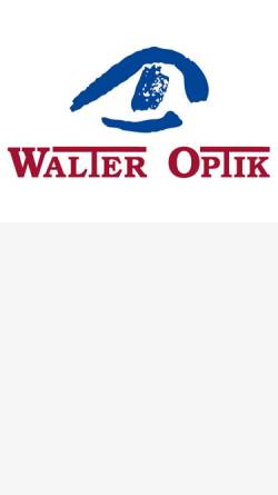 Vorschau der mobilen Webseite www.walteroptik.de, Walter Optik