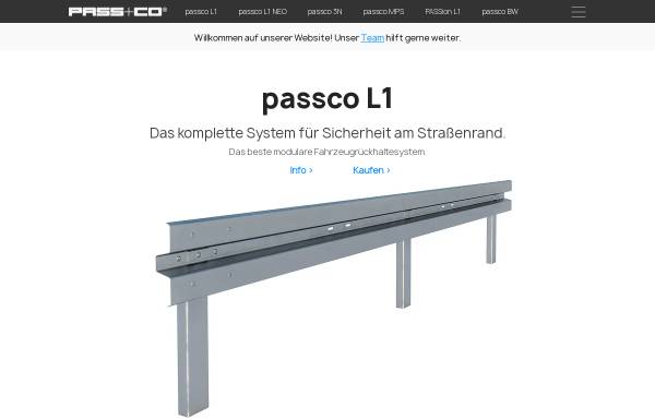 Vorschau von www.passco.international, PASS+CO GmbH + Co. KG