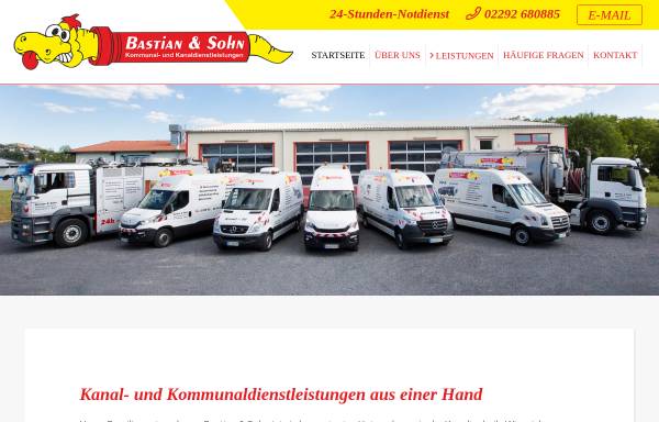 Vorschau von www.bastianundsohn.de, Bastian&Sohn- Kommunaldienstleistungen