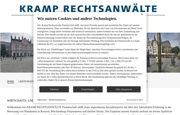 Vorschau von www.kramp.de, Kramp Rechtsanwälte Partnerschaft mbB
