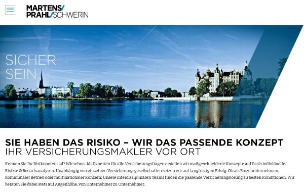 Vorschau von www.martens-prahl-schwerin.de, Martens & Prahl Versicherungskontor GmbH