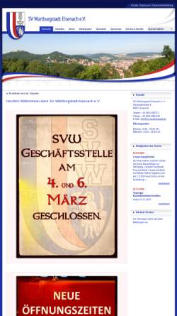 Vorschau der mobilen Webseite www.sv-wartburgstadt.de, SV Wartburgstadt Eisenach e.V.