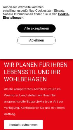 Vorschau der mobilen Webseite www.architekturbuero-drewniok.de, Architekturbüro Heike Drewniok