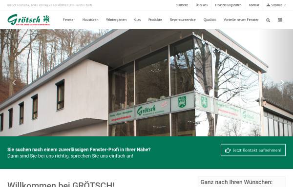 Vorschau von www.groetsch-fensterbau.de, Grötsch Fensterbau GmbH