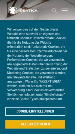 Vorschau der mobilen Webseite www.identica-hartleib-kutschera.de, Hartleib & Kutschera Lackier & Werbe GmbH