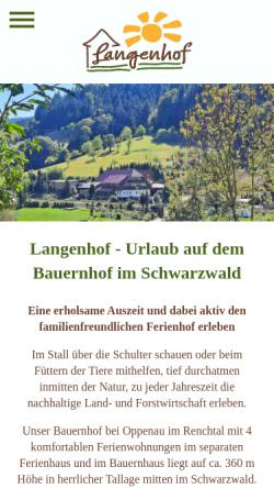 Ferienwohnungen Langenhof