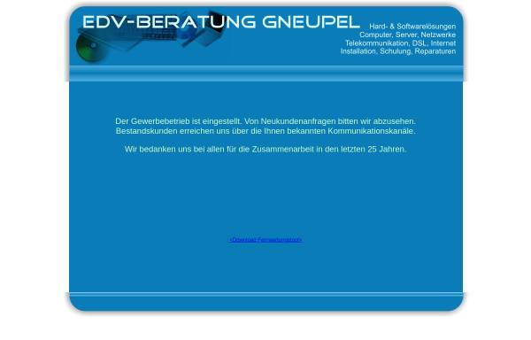 Vorschau von www.edv-gneupel.de, EDV-Beratung Gneupel