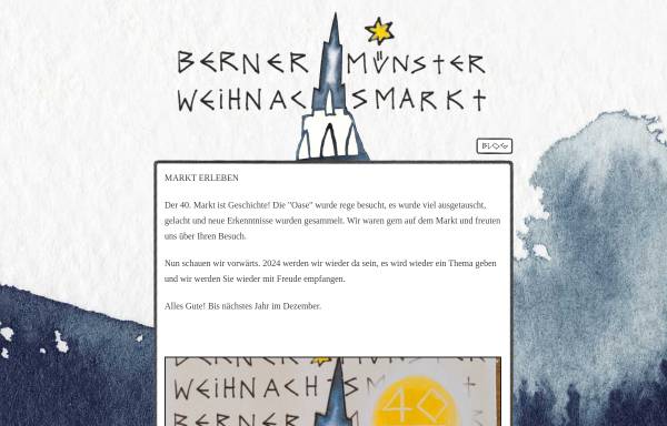 Vorschau von www.bernerweihnachtsmarkt.ch, Bern - Münster Weihnachtsmarkt, Verein Berner Münster Weihnachtsmarkt