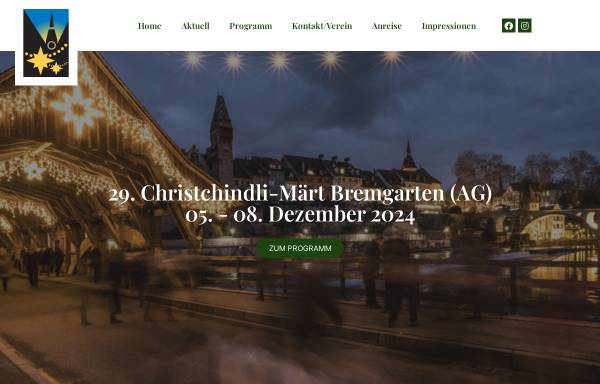 Vorschau von www.weihnachtsmarkt.ch, Bremgarten (Aargau) Weihnachts- und Christchindli-Märt