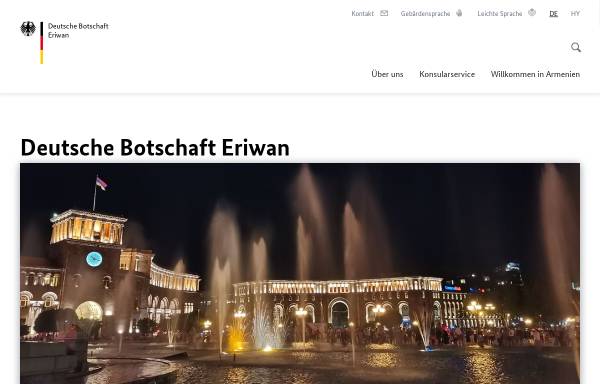 Armenien, deutsche Botschaft Eriwan