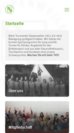 Vorschau der mobilen Webseite www.tv-oppenweiler.de, TV Oppenweiler