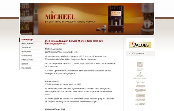 Vorschau von www.micheel-automaten.de, Automaten Service Peter Micheel