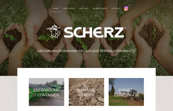 Vorschau von www.scherz-umwelt.de, SCHERZ Umwelt GmbH & Co. KG