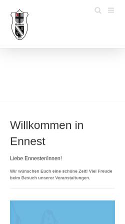 Vorschau der mobilen Webseite www.ennest.de, Ennest, Holzweg, Milstenau