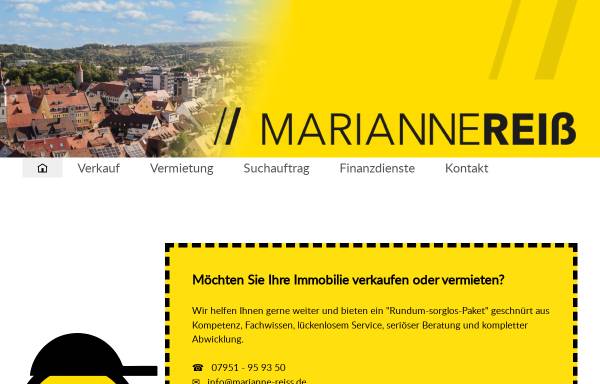 Vorschau von marianne-reiss-immobilien.de, Immobilien Marianne Reiß