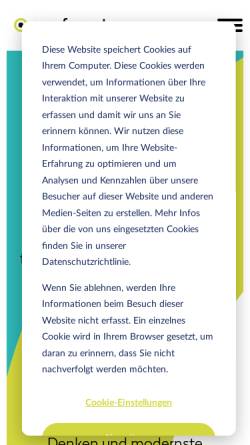 Vorschau der mobilen Webseite www.querformat.info, Querformat GbR