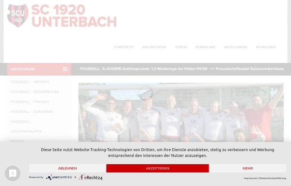 Sportclub 1920 Unterbach e.V. Abteilung für Gesundheitssport