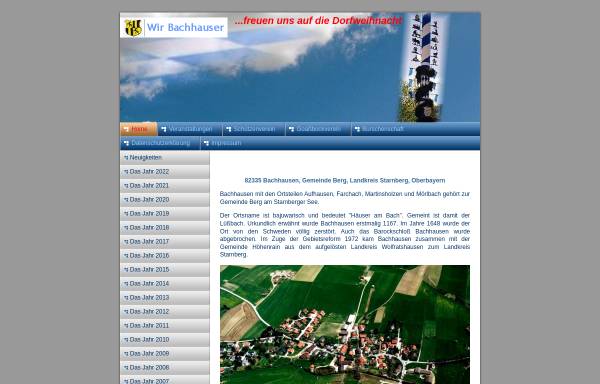 Vorschau von www.wir-bachhauser.de, www.bachhausen-vereine.de