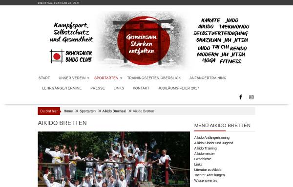 Vorschau von www.aikido-bretten.de, Aikido Bretten