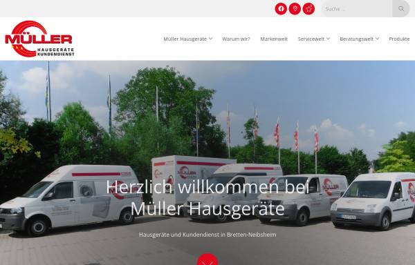 Vorschau von www.mueller-hausgeraete.de, Müller Hausgeräte GmbH