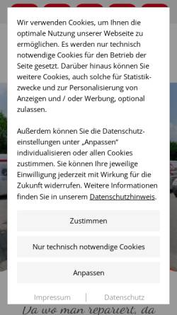 Vorschau der mobilen Webseite www.mueller-hausgeraete.de, Müller Hausgeräte GmbH