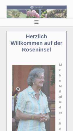 Vorschau der mobilen Webseite roseninsel.org, Förderkreis Roseninsel Starnberger See e.V.