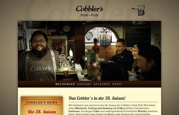 Vorschau von www.cobblers.de, Cobbler's Irish Pub