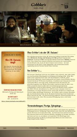 Vorschau der mobilen Webseite www.cobblers.de, Cobbler's Irish Pub