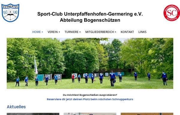 Vorschau von www.scug-bogen.de, Sport-Club Unterpfaffenhofen-Germering