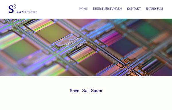 Vorschau von www.saversoft-sauer.de, Saver-Soft-Sauer