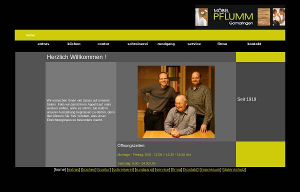Vorschau von moebel-pflumm.de, Gottfried Pflumm GmbH + Co