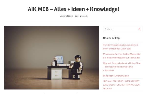 Vorschau von www.aik-web.de, Akademie für Informations- und Kommunikationsdesign