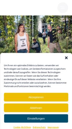 Vorschau der mobilen Webseite www.bsz-agrar-dd.de, Berufliches Schulzentrum Ernährung