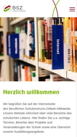 Vorschau der mobilen Webseite www.bsz-dl-mw.de, Berufliches Schulzentrum für Agrarwirtschaft