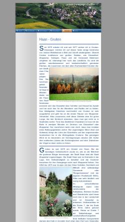 Vorschau der mobilen Webseite bahn-in-haan.de, Homepage Gruiten