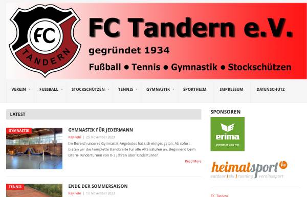 Vorschau von www.fc-tandern.de, FC Tandern e.V.