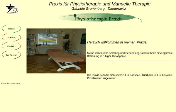 Vorschau von www.kg-praxis-grudie.de, KG Praxis Grunenberg-Dienerowitz