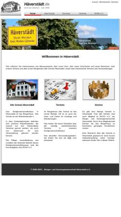 Vorschau der mobilen Webseite www.haeverstaedt.de, Häverstädt