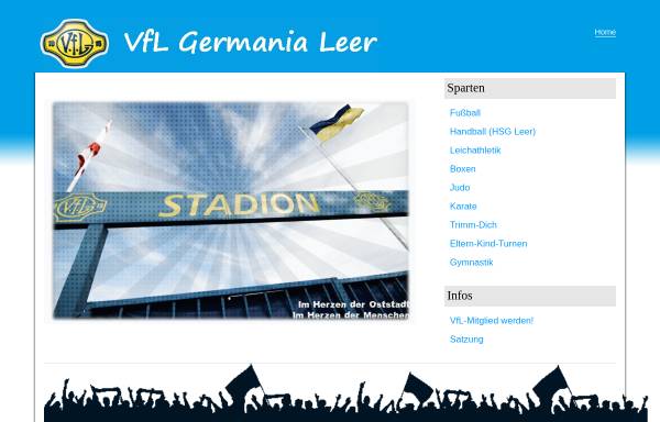 Vorschau von www.germanialeer.de, VfL Germania Leer - Fußballabteilung