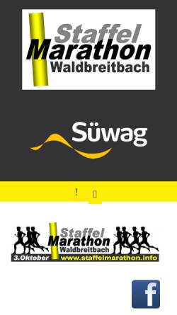 Vorschau der mobilen Webseite www.staffelmarathon.info, Staffelmarathon Waldbreitbach