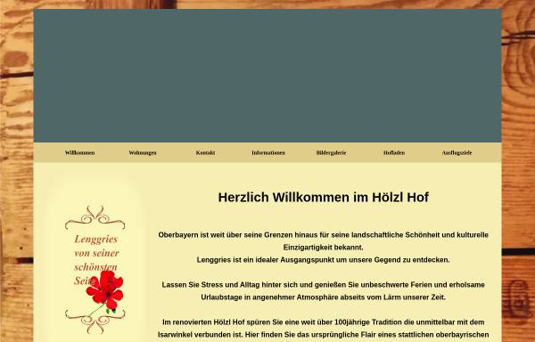 Vorschau von www.hoelzl-hof.de, Hölzl Hof