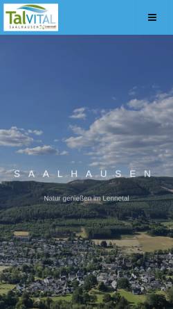 Vorschau der mobilen Webseite www.saalhausen.de, Saalhausen
