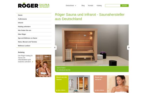 Vorschau von www.roeger-sauna.de, Röger GmbH
