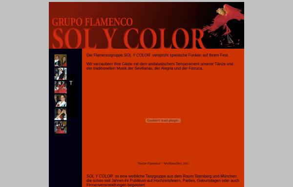 Vorschau von www.flamencoshow.de, Flamencogruppe Soly Color
