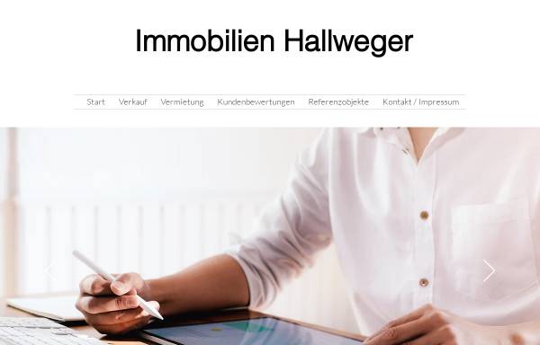 Vorschau von www.immobilien-hallweger.de, Immobilien Hallweger